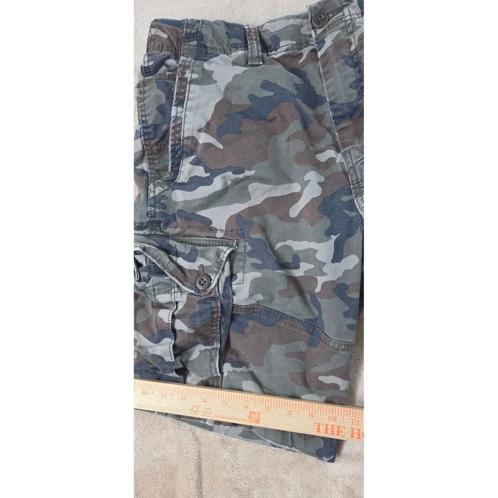 American Eagle Flex Camouflage Cargo Shorts Men's Size 33(32) Cotton GOOD